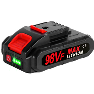 จัดส่งฟรี)worx สว่าน98VF แบตเตอรี่ลิเธียมไฟฟ้า1500MAh จอแสดงผลไฟเขียว สว่านแบตเตอรี่ สำหรับประแจเลื่