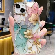 Floral Pattern Elegant New Feather Chiffon Silver Minimalist Fashion Phone Case Compatible With IPho