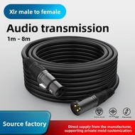 1pcs 1-3 meter Canon line male to female audio frequency extension cable connector tuning universal 