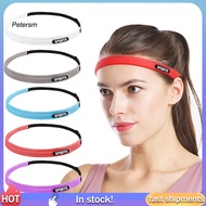 PP   Adjustable Sweat Headband Anti-slip Sweat Headband Thin Silicone Sports Headband for Women Men 