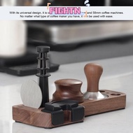 FIGHTN Coffee Tamping Station,  Wood 51mm 54mm 58mm Tamper Station Base, Practical Compact Design St