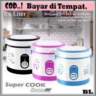 Super COOK BOLDe 0.6L Rice Cooker Mini - Travel Rice Cooker 3 In 1 Original Bolde Titanium Eco