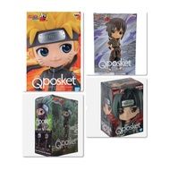 BANDAI Banpresto Qposket Naruto Figure Collectible-Uzumaki Naruto, Hatake Kakashi, Uchiha Itachi & U