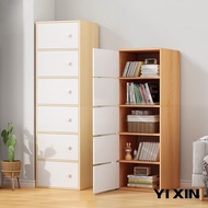 Living Room Wooden Tier Cabinet Storage Cabinet With Door Bedroom Narrow Lockers  Multi Layer Corner Cupboard Side Table