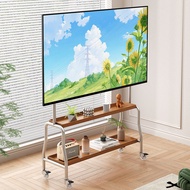 TV Movable Bracket Living Room Bedroom Meeting Room Universal Stainless Steel Simple43-75Inch Floor Rack