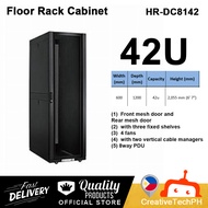 42u Hard Rack HR-DC 6242 Floor Rack Cabinet (Unassembled) Data Server Rack