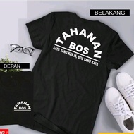 SAYA MY BOSS PRISONER T-SHIRT BOSS WORKYANG RICHYANG UNIQUE WORDS T-SHIRT