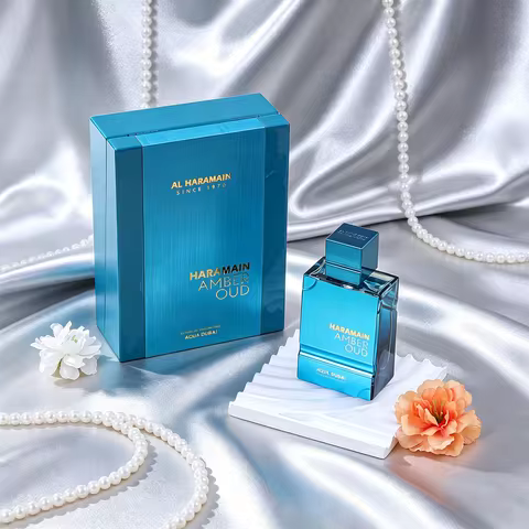 Al Haramain Amber Oud Aqua Dubai Unisex Long-Lasting Eau De Cologne 60ML - Fragrance Perfume