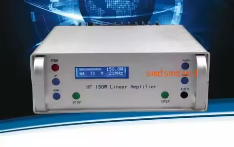 RS-928 150W HF Power Amplifier 0.5-30Mhz Half Duplex for FM AM SSB CW FT8 SDR IC705 Transceivers Fre