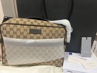 Gucci | GG Canvas Crossbody Messenger Bag男士郵差包