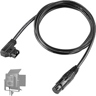 NEEWER 1.8 m D Tap Male to 4 Pin XLR Female Power Cable, Power Cable, PL60C Continuous LED Video Lig