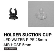 Dari Msia - Aquarium Holder with Suction Cup for Air Tube Water Pipe or Hose LED Light or Heater