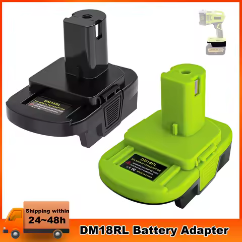 Battery Adapter Compatible with DeWalt 18V/20V & Compatible with Milwaukee 18V to Work for Ryobi One