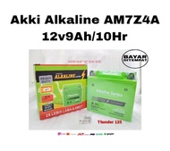 Aki akki Alkaline series aki kering AM7Z4A 12V9AH/10hr Suzuki Thunder 125