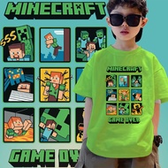 เสื้อเด็ก Minecraft  Jj & Mikey Maizen เสื้อเกมส์ สำหรับเด็กและผู้ใหญ่ N0.102 สี ผ้าใส่สบาย เสื้อเด็