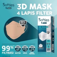 SOFTIES KF94 3D 4-PLY SURGICAL MASK MEDICAL MASK/ BOX OF 20 PCS