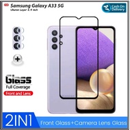 2IN1 Samsung A33 5G Tempered Glass PACKAGE + Anti-Scratch Camera Glass DI HANYCASE