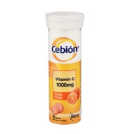 Cebion Vitamin C 1000mg Orange Flavour 10 Oral Use Effervescent Tablets