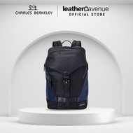 Charles Berkeley SHEFFIELD Men's Backpack Nylon Genuine Cow Leather (WF-23021)