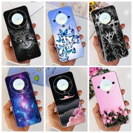 Honor X9b Case Aesthetic Shockproof Cute Flowers Luxury Pattern Casing Honor X9b Phone Case Transpar