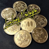 KM-01LK Koleksi koin 500 Yen Jepang Berkualitas