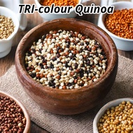 1 Kg (WHOLSALE PRICE INBOX US) ORGANIC TRI-COLOUR QUINOA IMPORTED FROM BOLIVIA