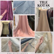 Blue Denim Tulle Mesh Fabric Denimbiru