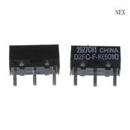 NEX 2 10Pcs Mouse Micro Switch D2FC-F-K 50 Million Clicks for Microswitch