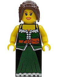 LEGO 樂高 Castle 城堡 士兵 人仔 7952 cas471 Barmaid (郵寄)