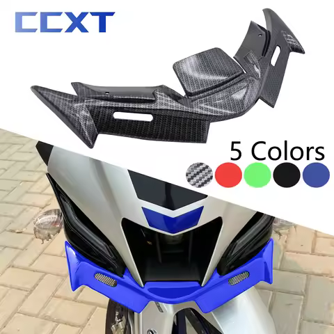 For R125 R15M 2021 2022 2023 2024 2025 ABS Front Fairing Winglets Aerodynamic Protection Guard Cover