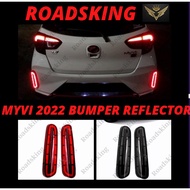 Perodua Myvi 2022 LED Car Rear Bumper Reflector Light Drive Brake Parking Lamp 2PCS