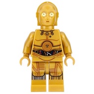 Lego Star Wars 75275 75290 75244 75222 75192 SW0700 C3PO C-3PO Minifigure - Colorful Wires, Printed 
