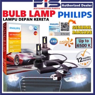 FIS Philips Ultinon Rally 3550 High Power LED Headlights H4 H7 H11 Mentol Lampu Depan Kereta