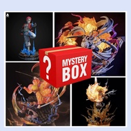 Surprise Unboxing Blind Box Demon Slayer Zenitsu Iguro Obanai Enmu Akaza Himejima Gyoumei Figure Hom