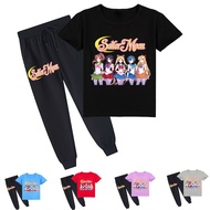 2026 Children's Clothing New Style Medium Large Children Cartoon Printed Short-Sleeved T-Shirt Summe