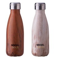 NESCAFE GOLD Bowling Pin Vacuum Thermal Flask Stainless Steel Collectible/ Koleksi Nescafe Gold