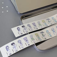 Original MBTI 16 Personality Punny Nosedga Sticker Roll Guka Scrapbooking Decorative Elements INS St