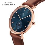 Đồng hồ Nam Daniel Wellington dây da - Classic Multi-Eye 40 St Mawes RG Arctic 40MM Mặt Xanh Dương V