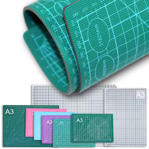 A3 Cutting Board Grid Line Self-healing Cutting Board Craft Card Multicolor Double-sided Desktop Man