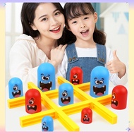 Double Tic-Tac-Toe Chess Children Board Party Gobble Board Game Parent-child Interactive Toys