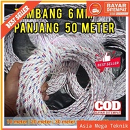 PPD ROPE 6MM (50 METERS) ROPES BY THE KILO TRUCK ROPES LOSBAK ROPES ROPES PROJECT ROPE/S SHIP ROPE/S