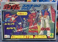 Clover 機動戰士 高達 鋼彈 GUNDAM 鋼加農 Guncannon 鋼坦克 Guntank 核心戰機 Core Fighter COMBINATION JUNIOR 4體套組 1979 (P