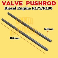 R175 Pushrod Tiang Klep Valve Mesin Diesel Pengerak R180 6pk 7pk 8pk 6hp 7hp 8hp R 175 R 180