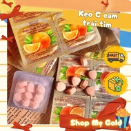 Combo Thai orange C candy, childhood heart C candy (2.8g box), snacks