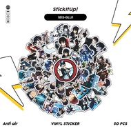 HP 50 Pcs Sticker Pack BLUE EXORCIST CHAR MIX Cute Aesthetic Vinyl Waterproof for Freebies Sticker B