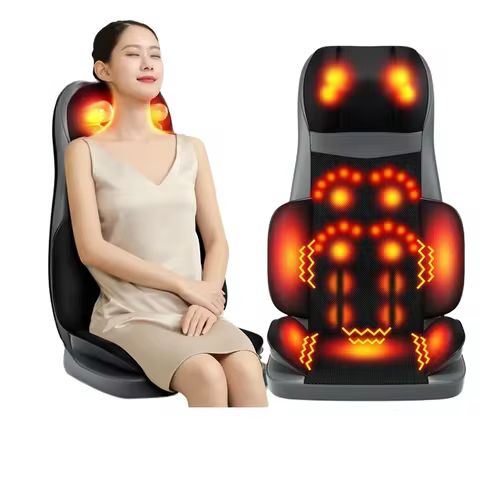 Jinkairui MINI Electric Massage Chair with Heating Vibration Gift for Parents Female Relatives Massa