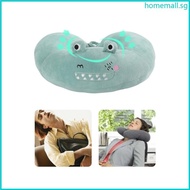 HO Travel Portable Neck Pillow Cartoon Neck Support Pillow Memory Foam Cushion Soft for Kids Adults Travel Accompany