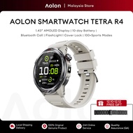Aolon Tetra R4 Smart Watch 1.43" AMOLED Display AOD HD Bluetooth Call 100+ Sports Modes Flashlight S
