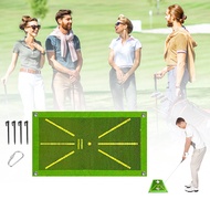 Golf Strike Mat Outdoor Golf Mat Hitting Pad Set Golf Training Tool for Beginner Protraining