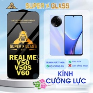 Tempered Glass for Realme V50 V50S V60 Clear Black Dustproof KKD Quality